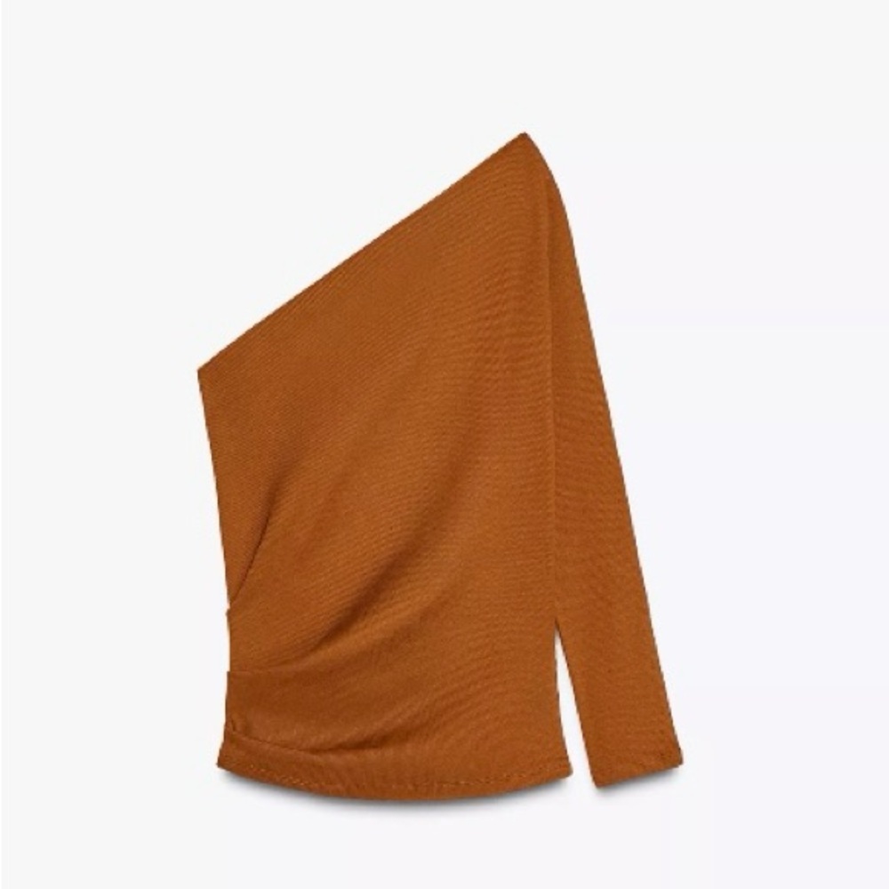 Ribbed Asymmetrical Top